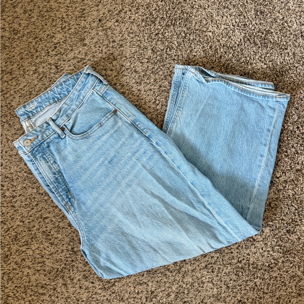 Old Navy Light Blue Flare & Wide Leg Jeans